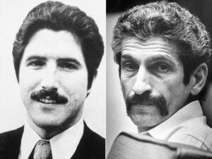 Photo of Hillside Stranglers Kenneth Bianchi and Angelo Buono, who met with Vonda Pelto while she was working with serial killers at Los Angeles Men's Central Jail. 