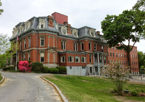 Photo of the Franco-American Orphanage in Lowell, Massachusetts, where infamous serial killer Bill spent two years early in his childhood. It was a cruel existence for the young boy and adversely altered his personality. 